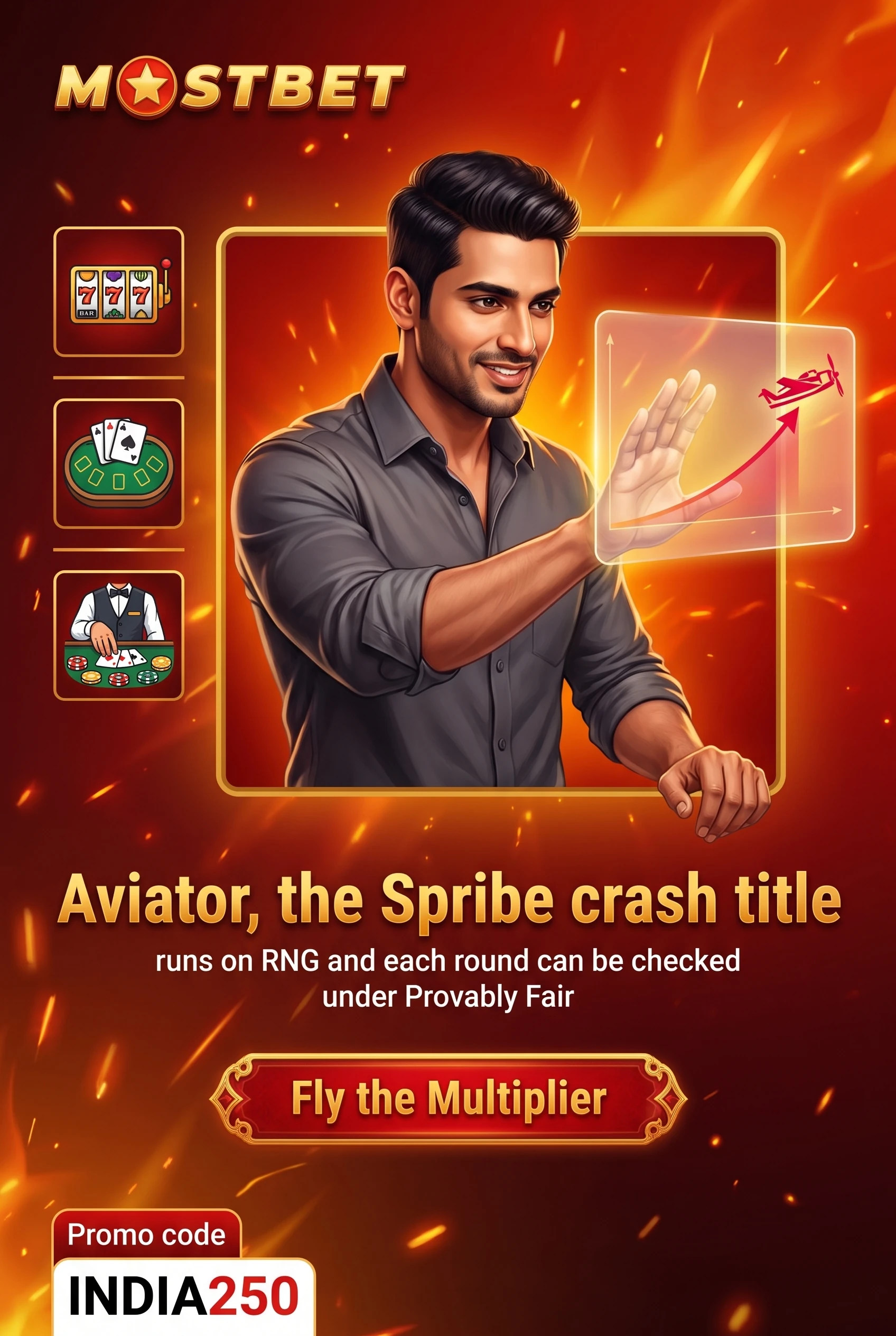 Mostbet casino slots and crash games