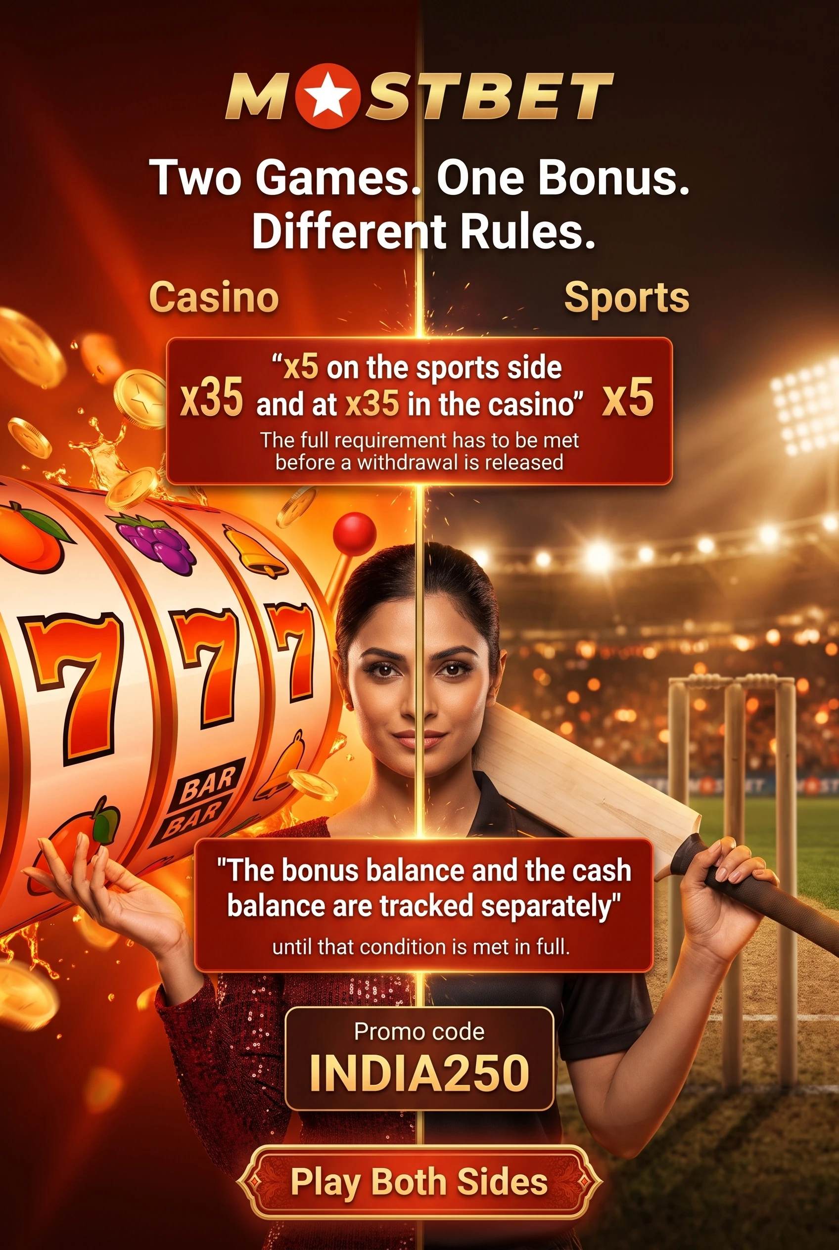Mostbet wagering rules: x5 on sports and x35 in the casino
